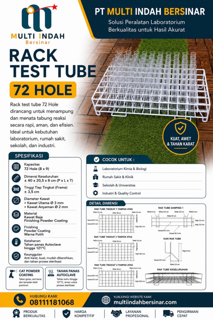 Rack Test Tube 72 Hole